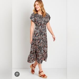 Maurices Floral Womens Dress Size XXL